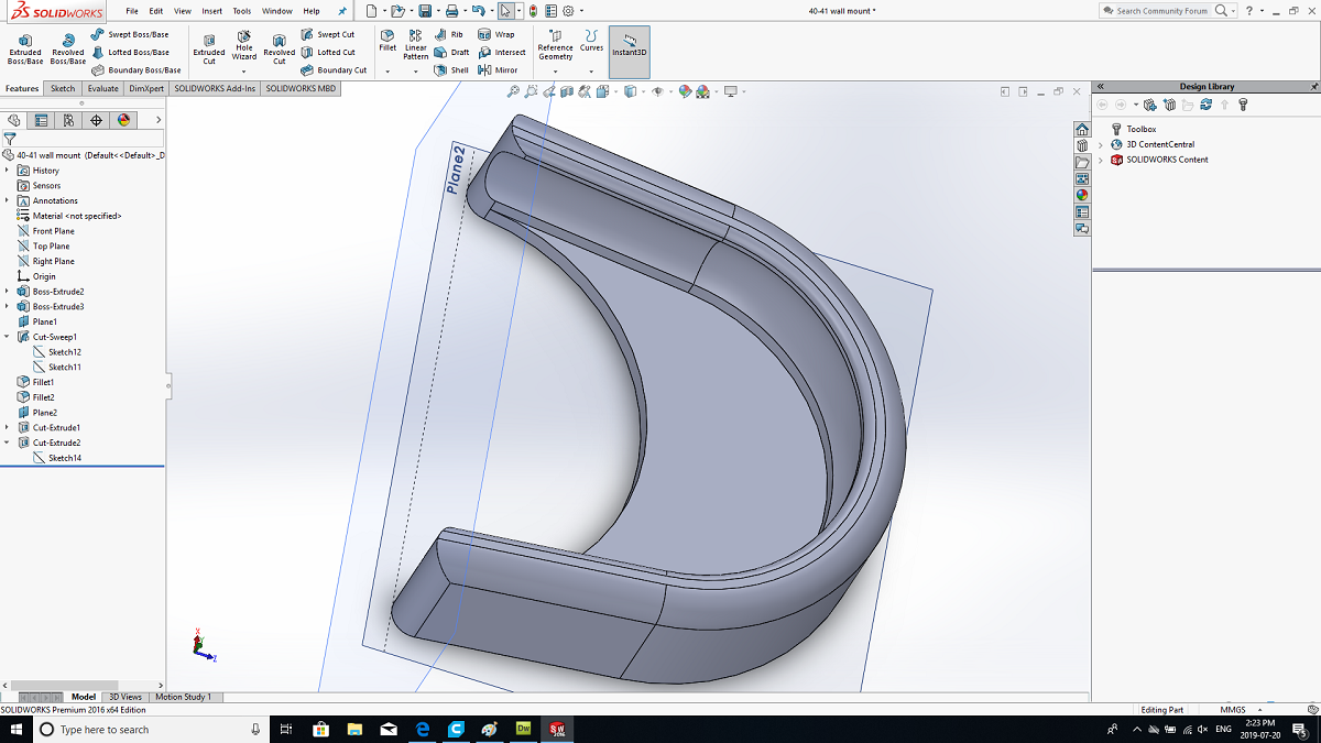 3D Printed Diving Fin Wall Mounts