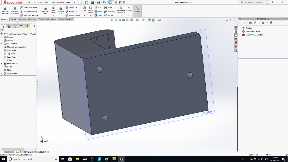 3D Printed Diving Fin Wall Mounts