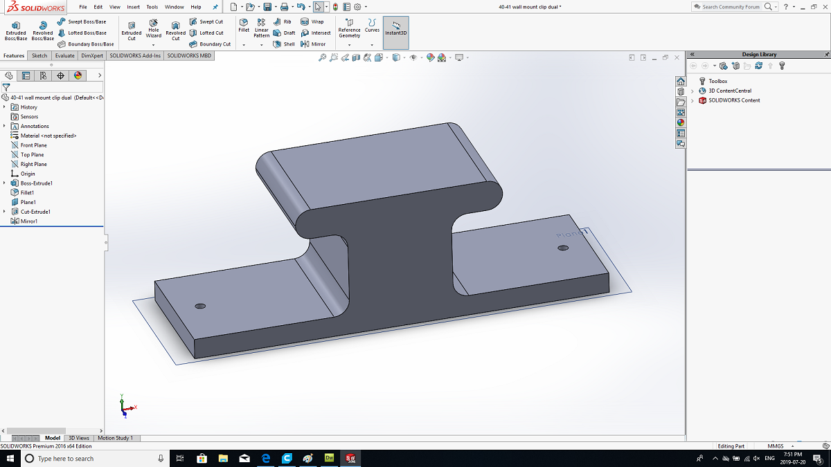 3D Printed Diving Fin Wall Mounts