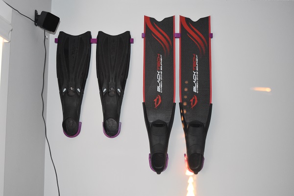 3D Printed Diving Fin Wall Mounts