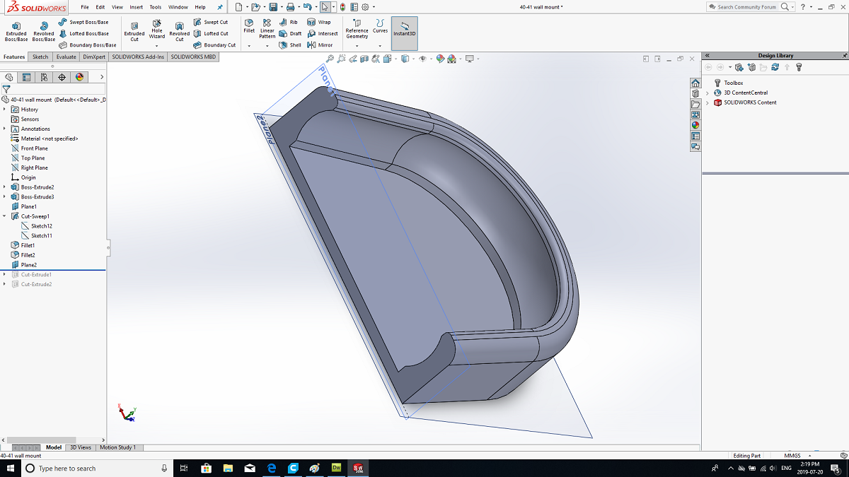 3D Printed Diving Fin Wall Mounts