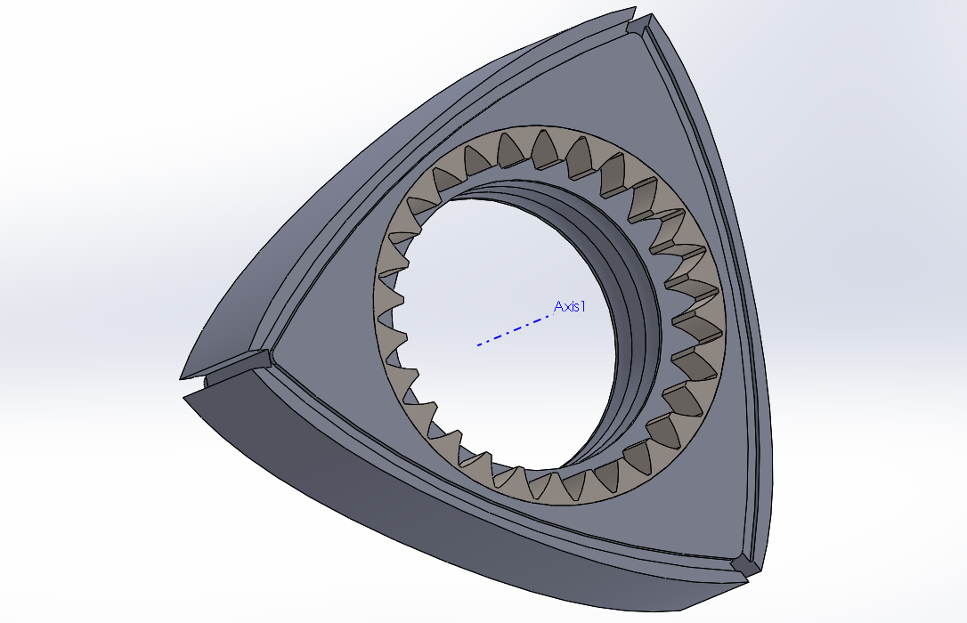 3D Printing a 4 Rotor Air Powered Wankel Rotary Engine