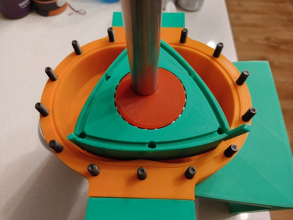 3D Printing a 4 Rotor Air Powered Wankel Rotary Engine