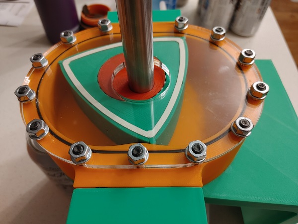 3D Printing a 4 Rotor Air Powered Wankel Rotary Engine