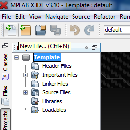 MPLAB X IDE - Template