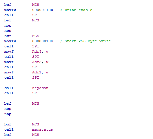 18 Series Microchip SPI Serial