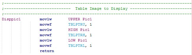 18 Series Microchip - 128 x 64 Graphic Display