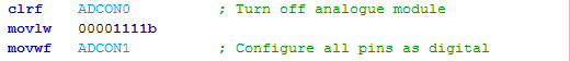 18 Series Microchip - Assembly Program Example