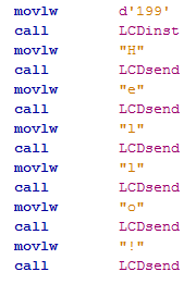 18 Series Microchip - Assembly Program Example