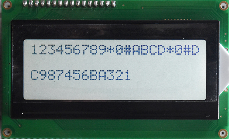 Character LCD Example