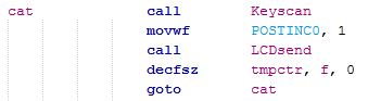 18 Series Microchip - Assembly Program Example