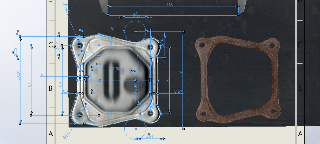 Generator Engine Dimensions and CAD