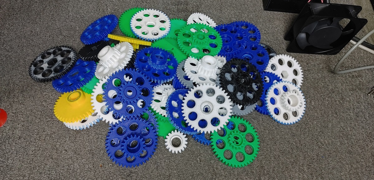 3D printed gears tested to destruction