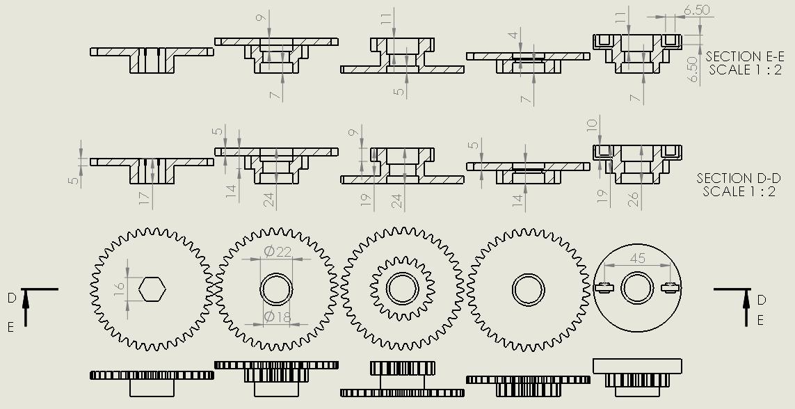 3D printed gears tested to destruction