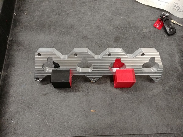 Dual Fuel Rail Injector Spacer Version 2