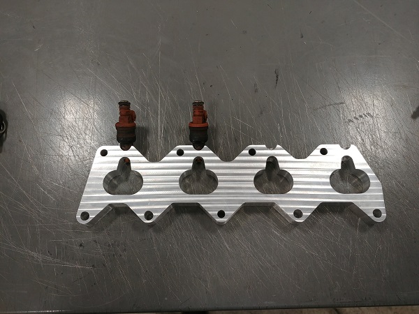 Dual Fuel Rail Injector Spacer Version 2