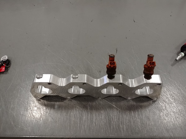 Dual Fuel Rail Injector Spacer Version 2
