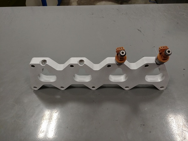 Dual Fuel Rail Injector Spacer Version 2