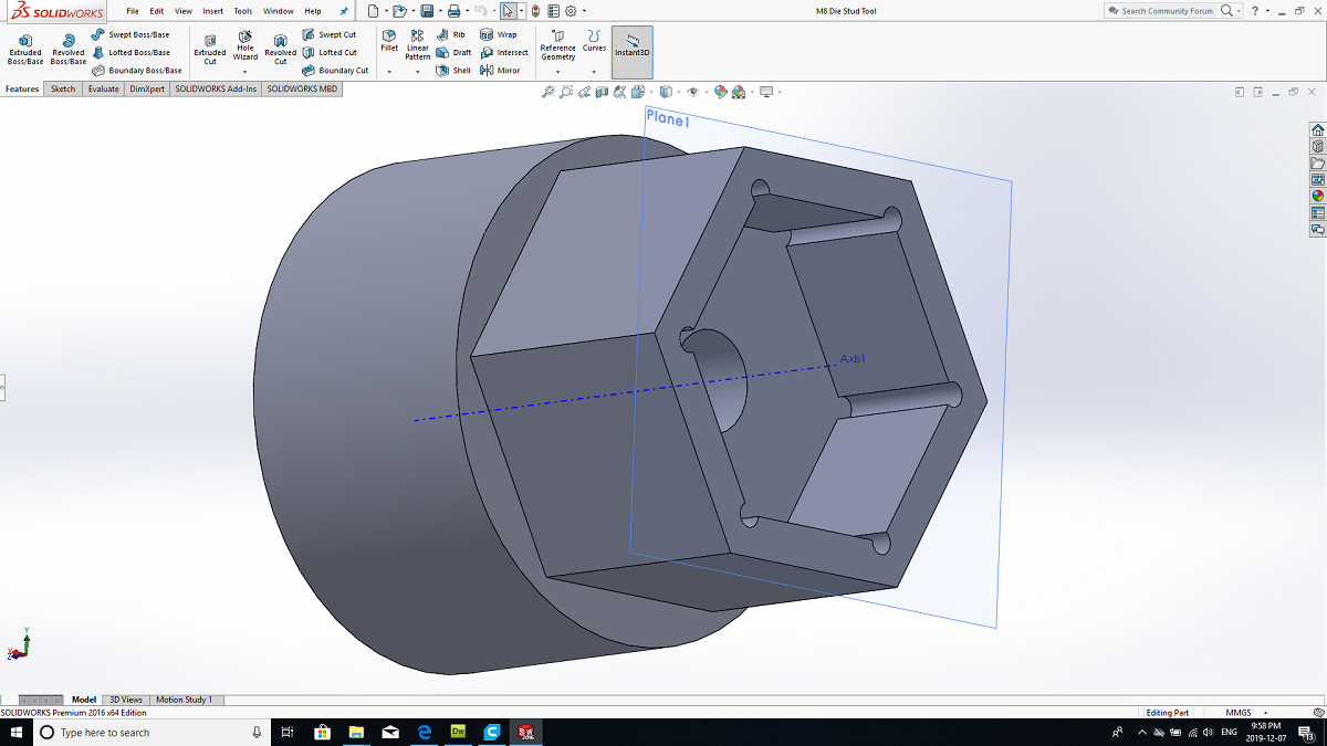 Dual Fuel Rail Injector Spacer Version 2