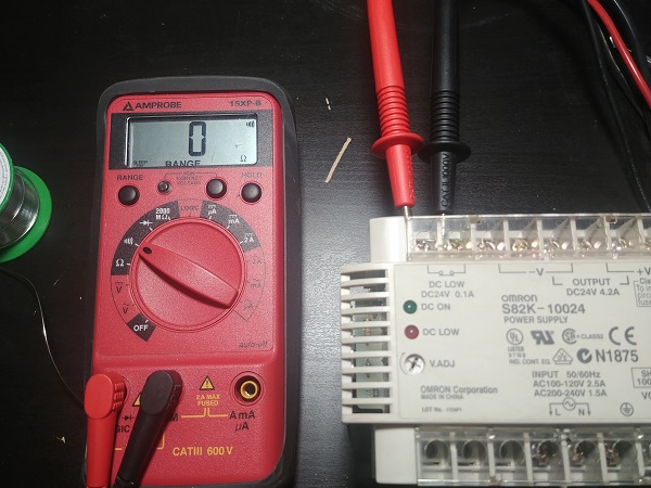 Omron S82K - 10024 Switching Power Supply Check and Repair