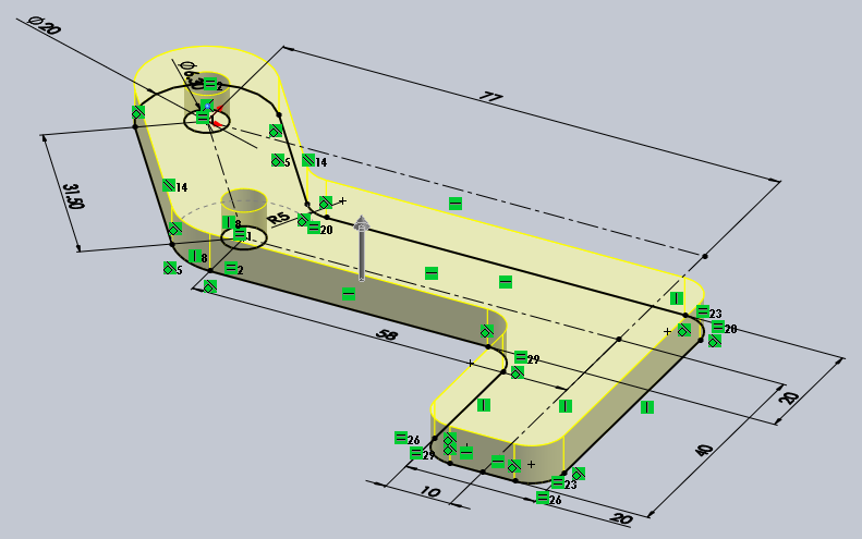 3D Printed Cable Mount for Wiring Loom