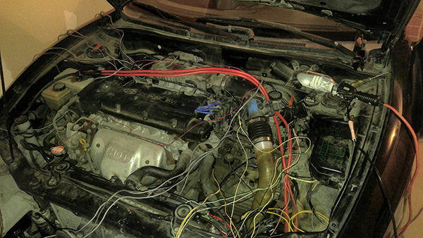 1998 Hyundai Tiburon Engine Rewire