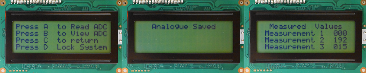 Character LCD Example