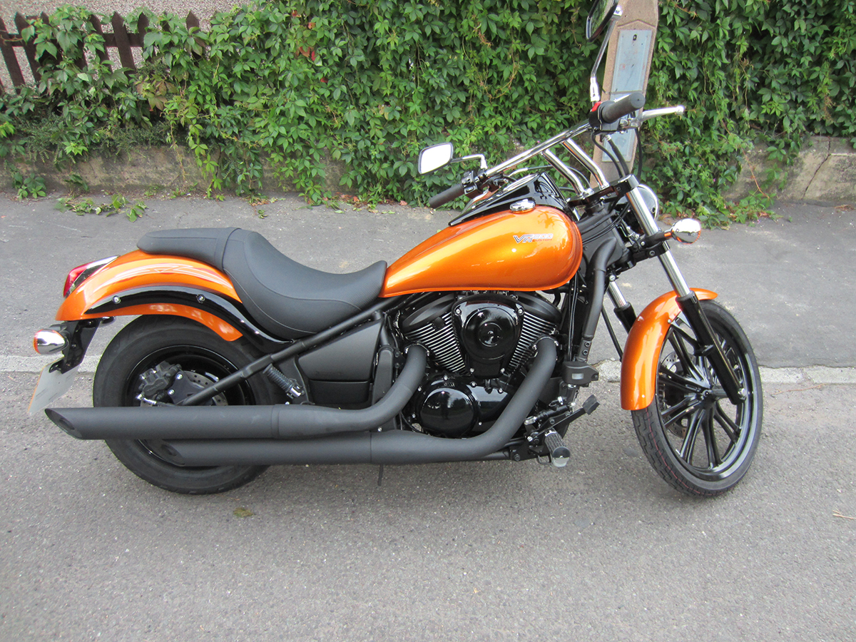 2012 Orange Kawasaki VN900 Vulcan