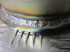 Nuclear Fusor - Vessel Flange TIG Welded