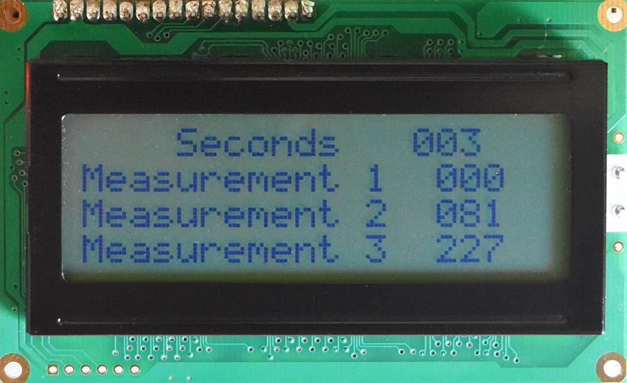 Character LCD Example 4 x 20