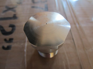 MV Agusta Stanchion Fork Cap - Dome cut using CNC