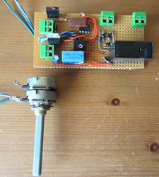 555 PWM motor control circuit board