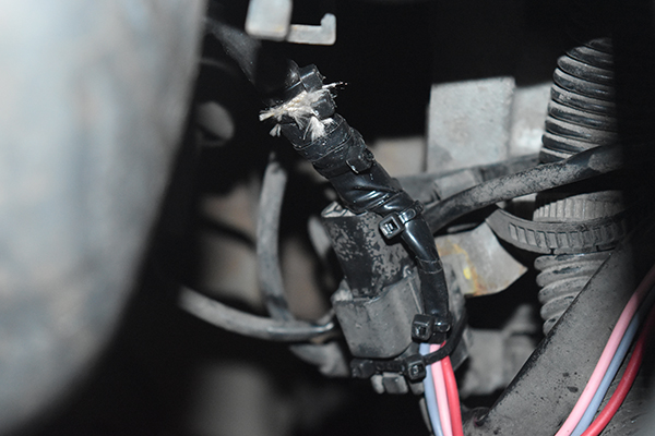 Spliced into Oxygen Sensor Wiring