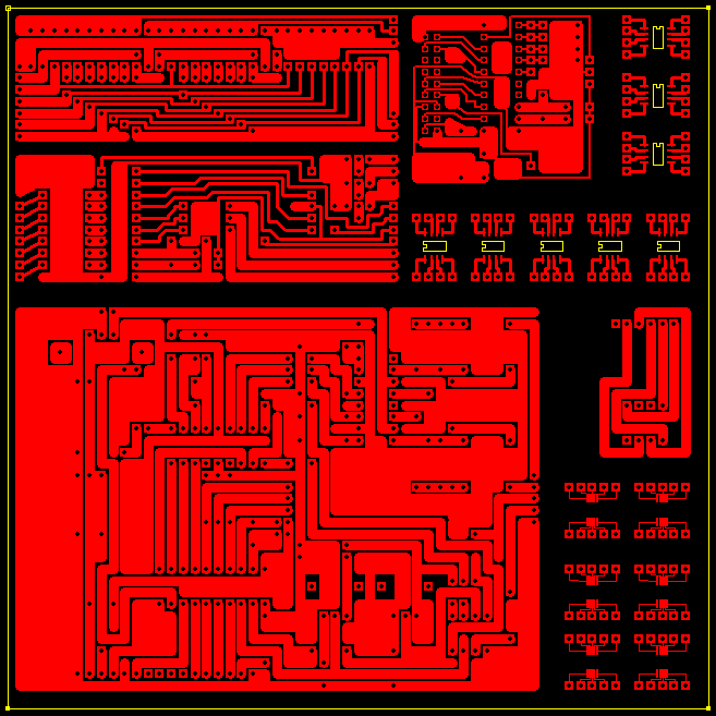 Example of a PCB layout