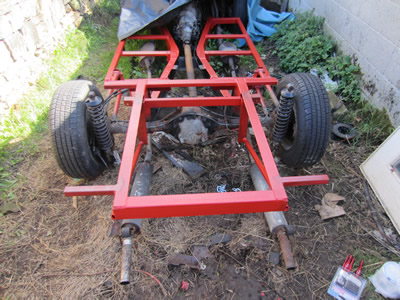 Reliant Scimitar - Chassis repaired and protected