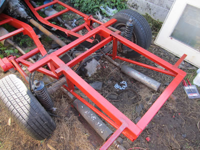 Reliant Scimitar - Chassis repaired and protected