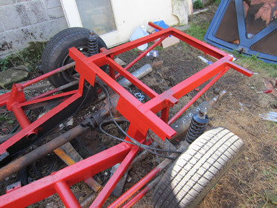 Reliant Scimitar - Chassis repaired and protected