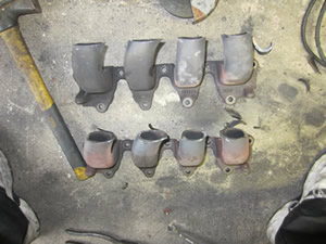 Bodging an exhaust manifold