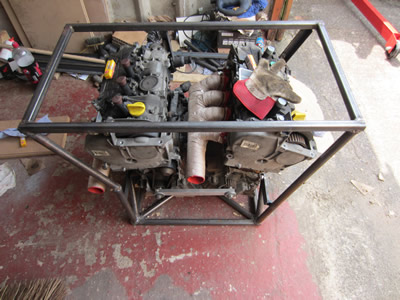 Twin 1.6L renault engines