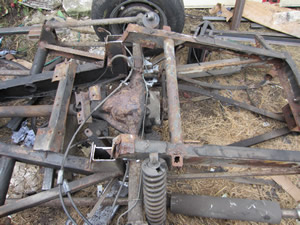 Reliant Scimitar - rear chassis chop