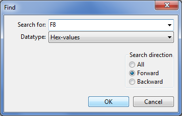 Search for Data in WinHEX