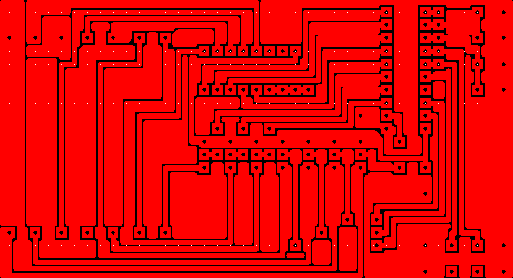 LED Dot Matrix Snake Game - PCB Design Layout