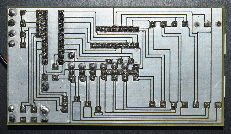 LED Dot Matrix Snake Game - Components Soldered