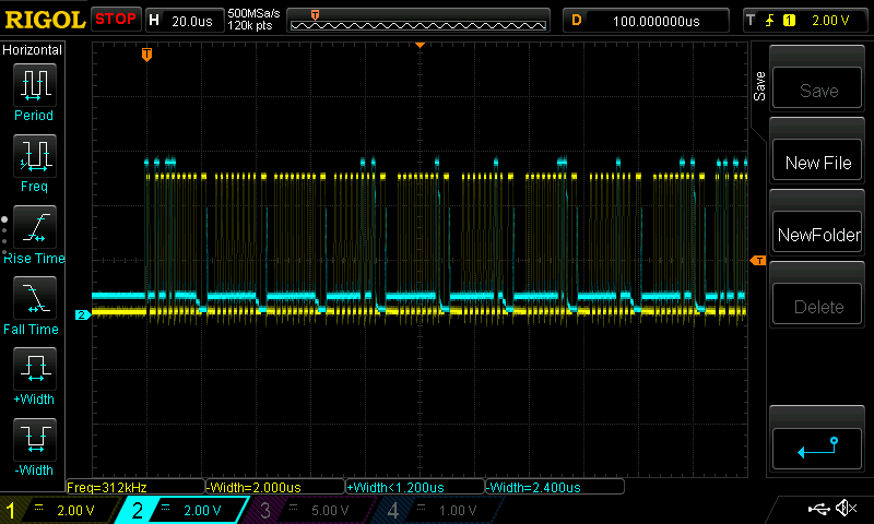 AT88SC EEPROM - Example of command, address and write some data