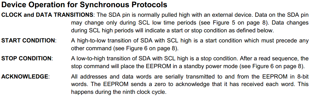 AT88SC EEPROM synchronous protocol