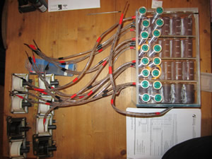 trigatron ignition coils and 8kJ capacitor bank