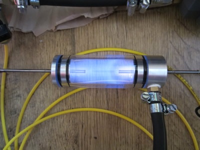 z-pinch plasma tube 5kV Argon