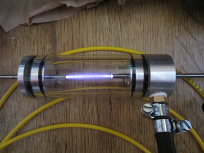 z-pinch plasma tube 5kV Argon 