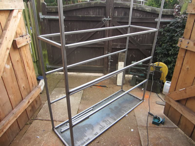 Homebuilt Metal Storage Rack