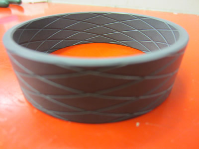 Moly Filled Glass PTFE - Grooved Oil Bearing Wear Ring